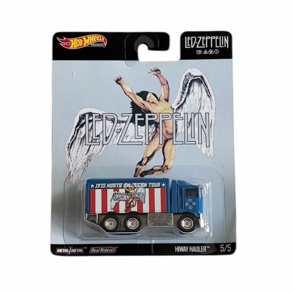 Led Zeppelin Hot Wheels Blue & Red Hiway Hauler Toy Truck - Picture 11 of 11